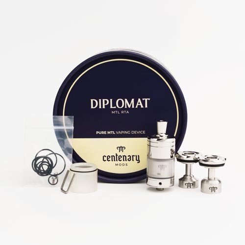 Diplomat MTL RTA 3º Batch (Kit accesorios) Centenary Mods