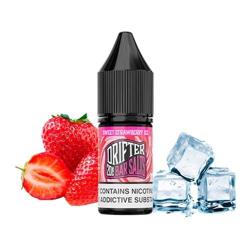 Sweet Strawberry Ice 10ml Juice Sauz Drifter Bar Salts