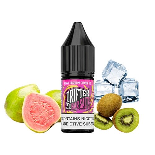 Kiwi Passion Guava Ice 10ml Juice Sauz Drifter Bar Salts