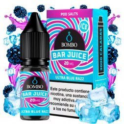 Ultra Blue Razz Ice 10ml - Bar Juice by Bombo