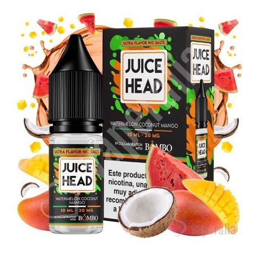 Watermelon Coconut Mango 10ml - Juice Head Nic Salts & Bombo
