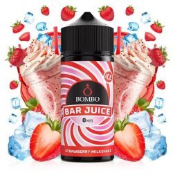 Strawberry Milkshake Ice 100ml - Bar Juice by Bombo