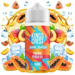 Papaya Peach Ice 100ml - Kings Crest Bar Juice