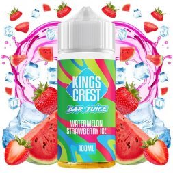 Watermelon Strawberry Ice 100ml - Kings Crest Bar Juice