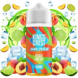 Peach lime Ice - Kings Crest Bar Juice 100ml