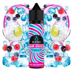 Aroma Gin & Berries Ice Bar Juice By Bombo 12 Ml Longfill