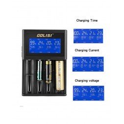 Golisi S4 Smart Charger con pantalla LCD