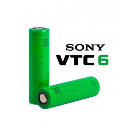 Batería 18650 Sony  Vtc6 3000 Mach 30amp Flat Top