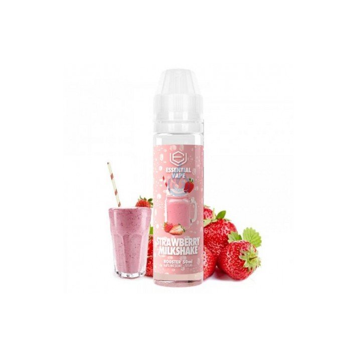 Strawberry Milkshake - Essential Vape - Bombo 0 mg 50ml 60ml