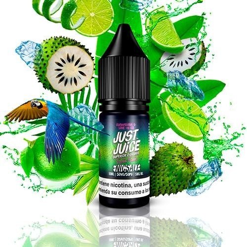 Just Juice Nic Salt Exotic Fruits Guanabana & Lime On Ice 10ml Sales de Nicotina