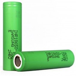 Batería Samsung 25R 18650 2500 mAh 25A