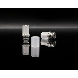 Drip Tip 21 White Frosted PETG 510 The Vaping Gentlemen Club TVGC