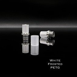 Drip Tip 21 White Frosted PETG 510 The Vaping Gentlemen Club TVGC