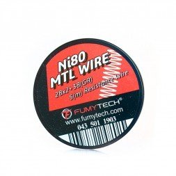 Ni80 MTL Wire 28 x 2 + 38GA - Fumytech