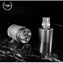 4.32 EVO MTL RDTA Angry Fox Vape Soft Touch Matte Edition