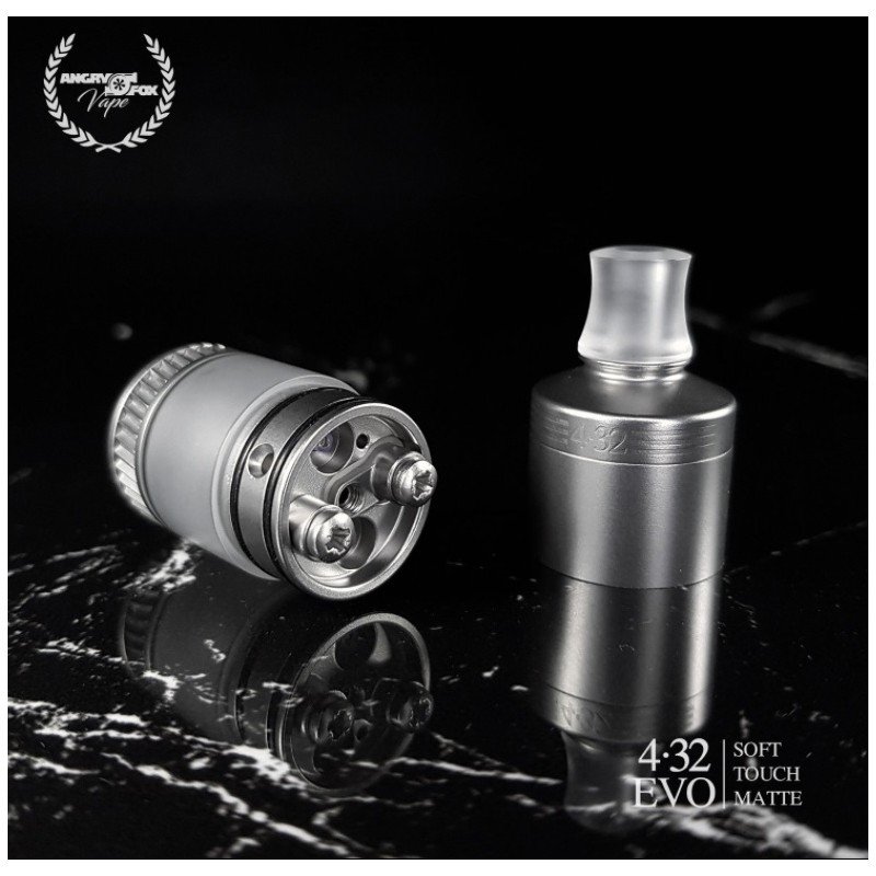 4.32 EVO MTL RDTA Angry Fox Vape Soft Touch Matte Edition