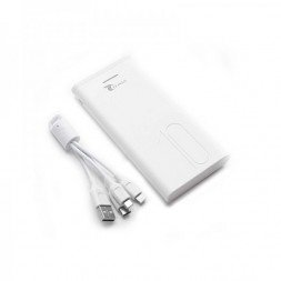 Powerbank 10000 mAh 2 USB + Cable 3 en 1