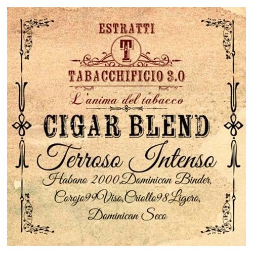 Terroso Intenso Cigar Blend Tabacchificio - Aroma Orgánico 20ml